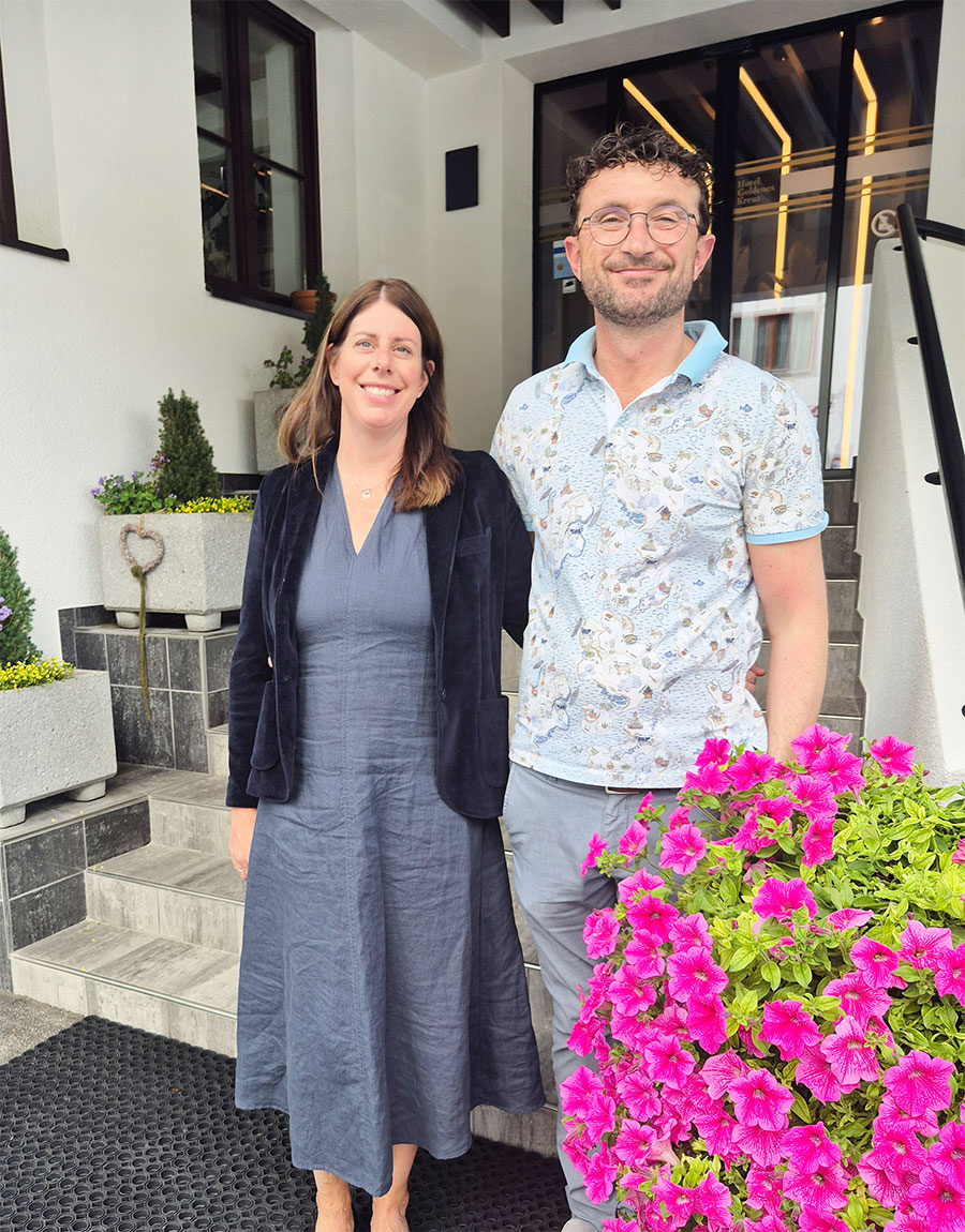  Your hosts at the Hotel Goldenes Kreuz