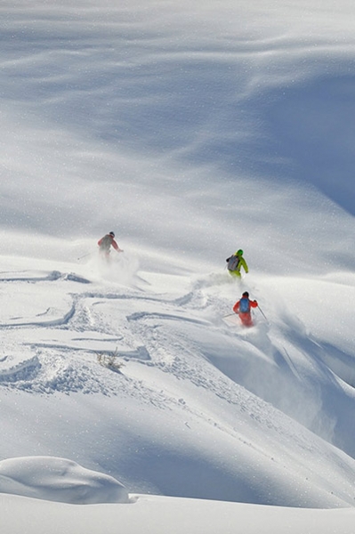 Winter Vacation for Ski Lovers.